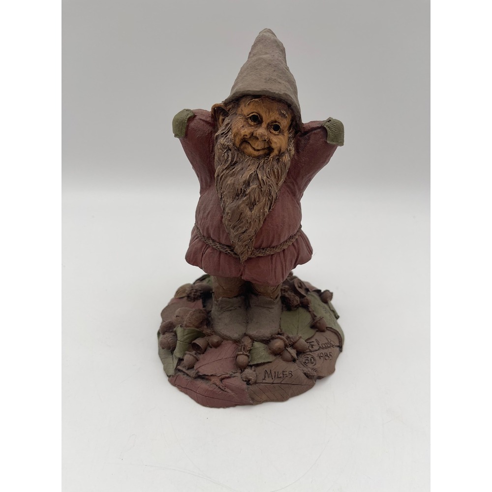 Thomas Clark Cairn Studio Miles Gnome Figurine 1985 Signed, COA ORIGINAL BOX